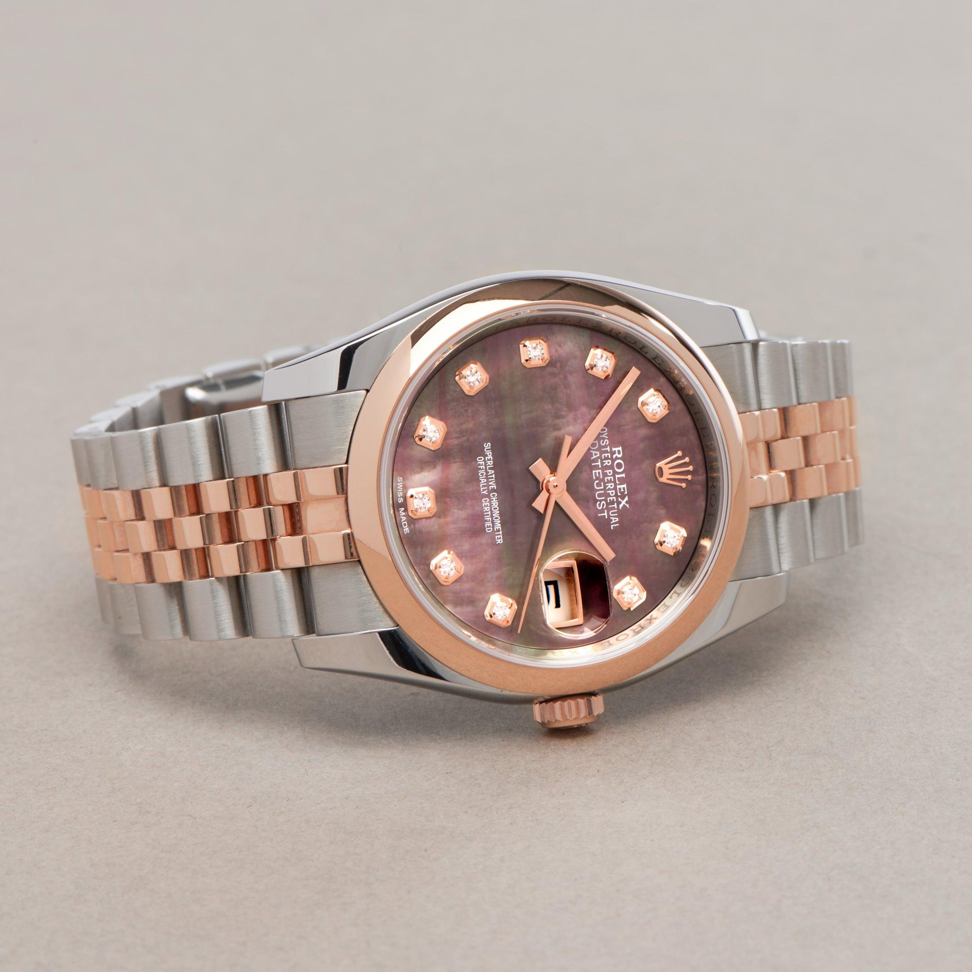 Rolex Datejust 0 116201 Unisex Rose Gold & Stainless Steel 0 Watch 1