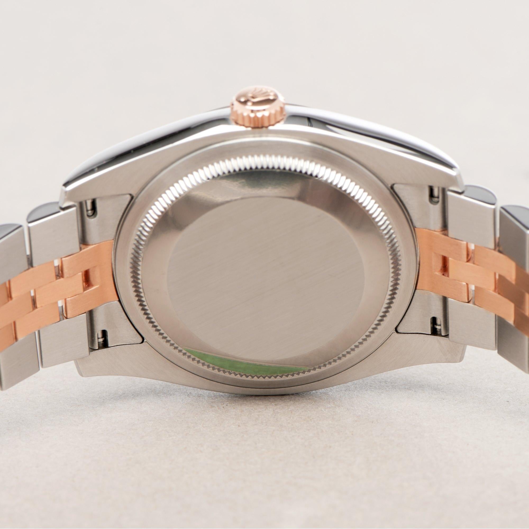 Rolex Datejust 0 116201 Unisex Rose Gold & Stainless Steel 0 Watch 3