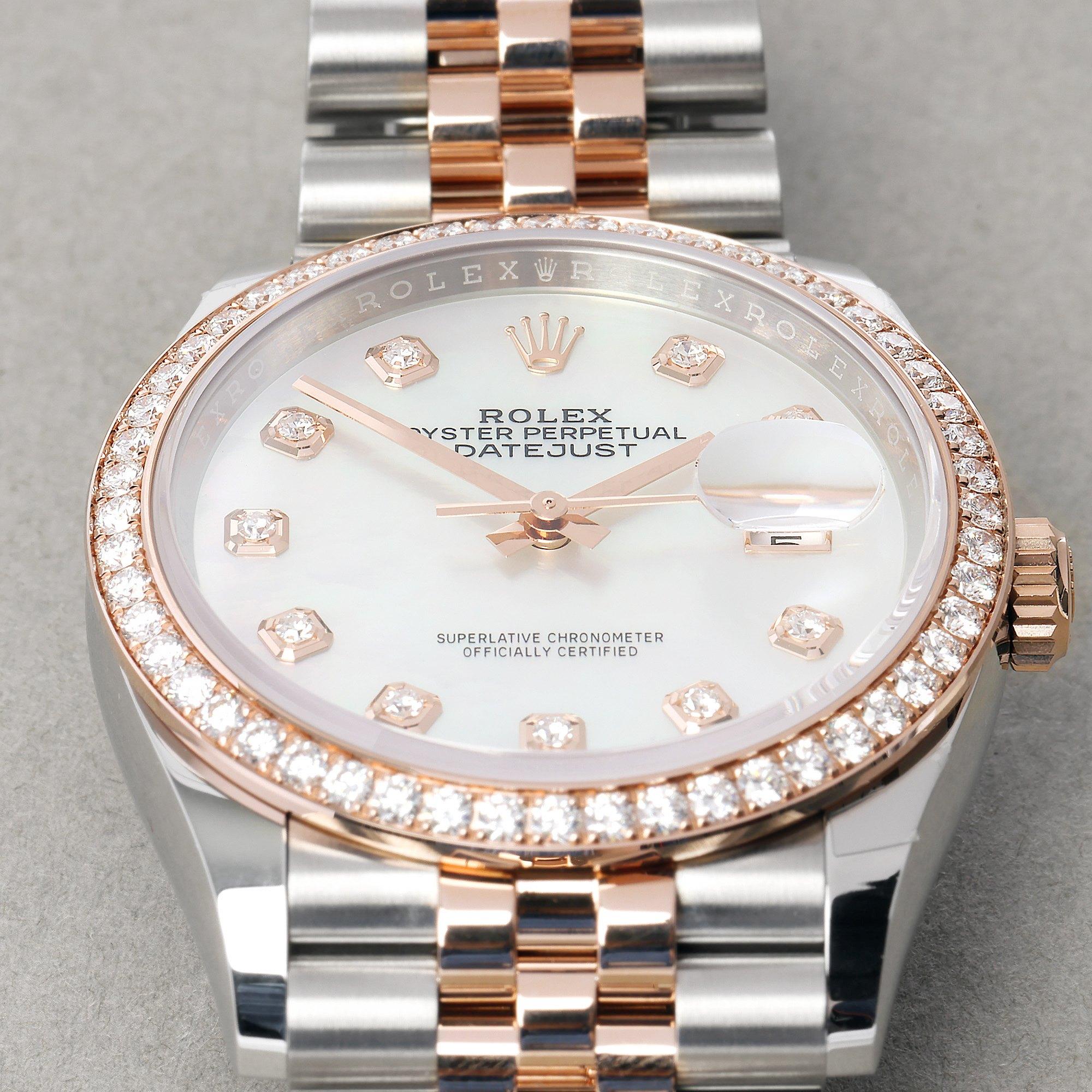 Rolex Datejust 0 126281RBR Unisex Rose Gold & Stainless Steel 0 Watch For Sale 1