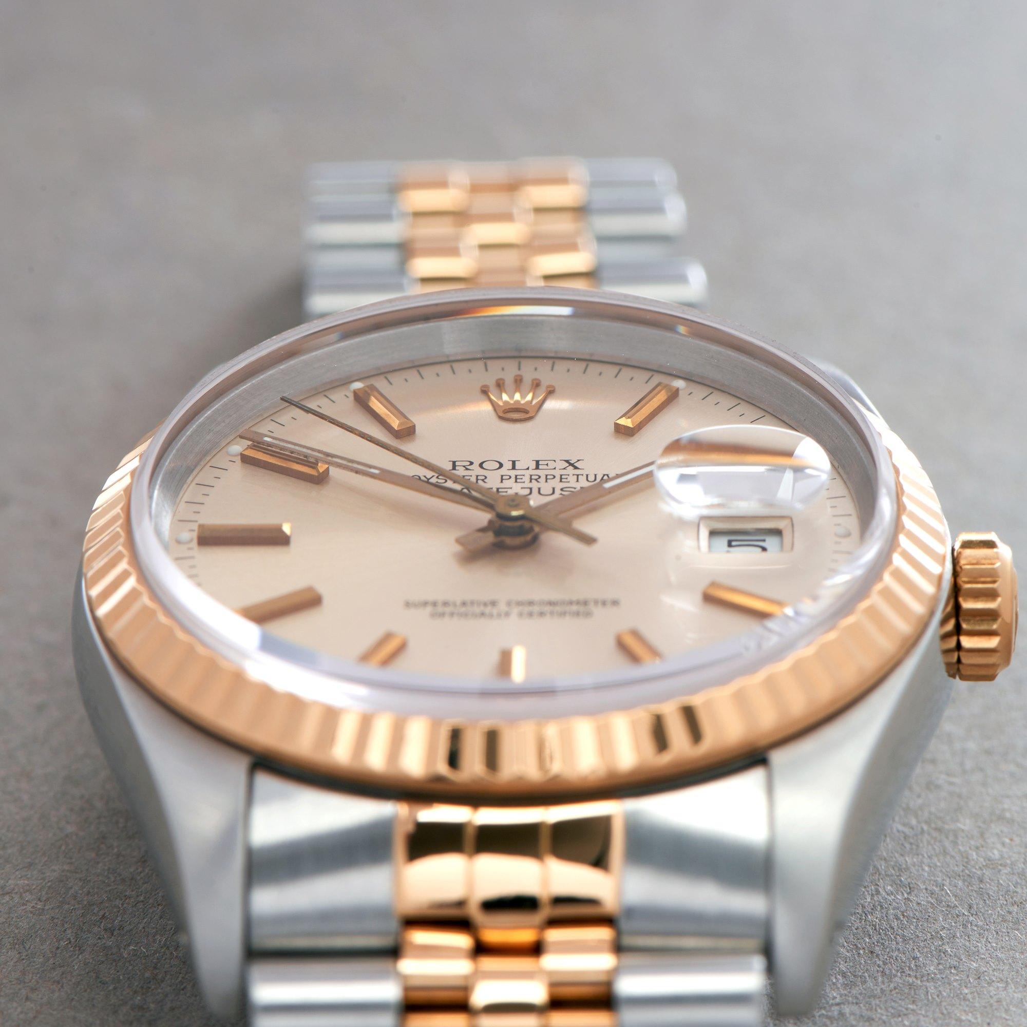Rolex Datejust 0 16233 Unisex Yellow Gold & Stainless Steel 0 Watch For Sale 2