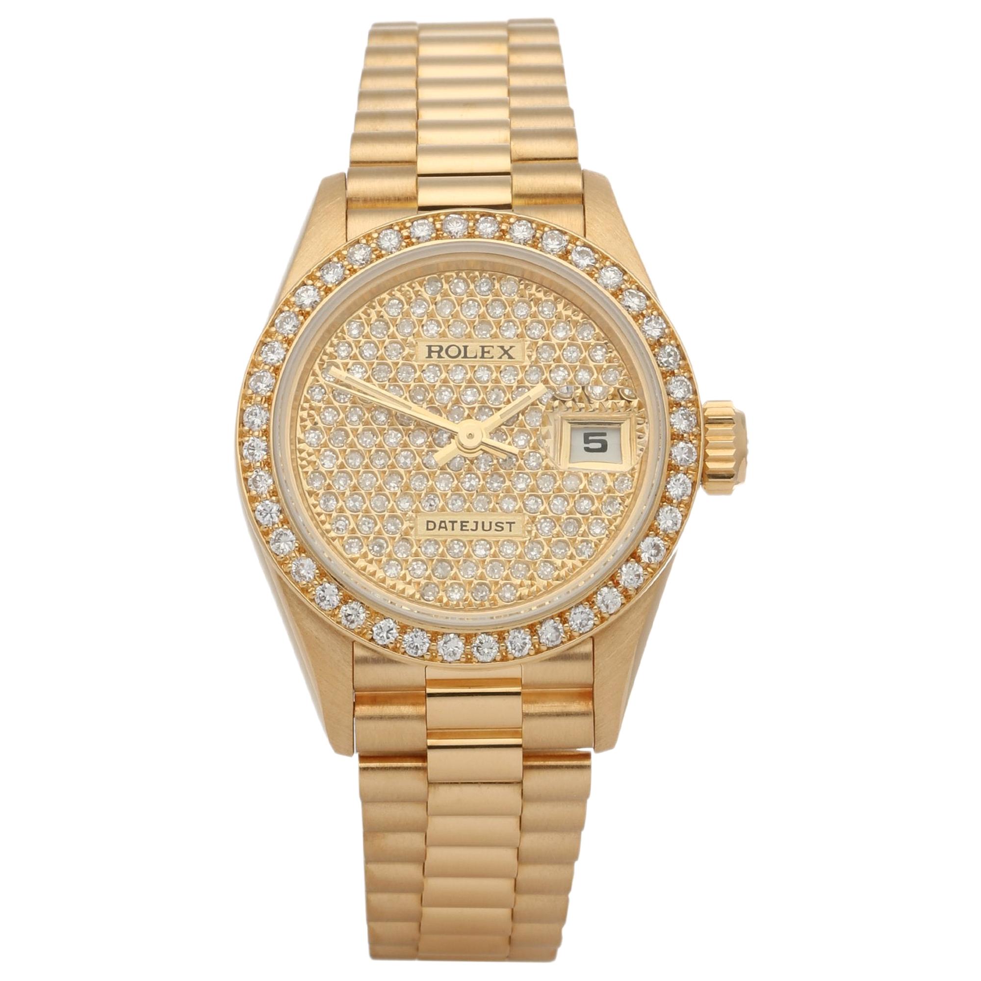 Rolex Datejust 0 69178 Ladies Yellow Gold 0 Watch