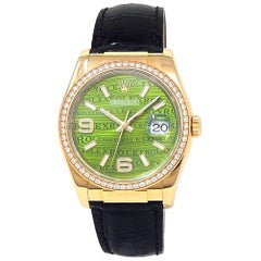 Rolex Datejust 116188, Green Dial, Certified and Warranty