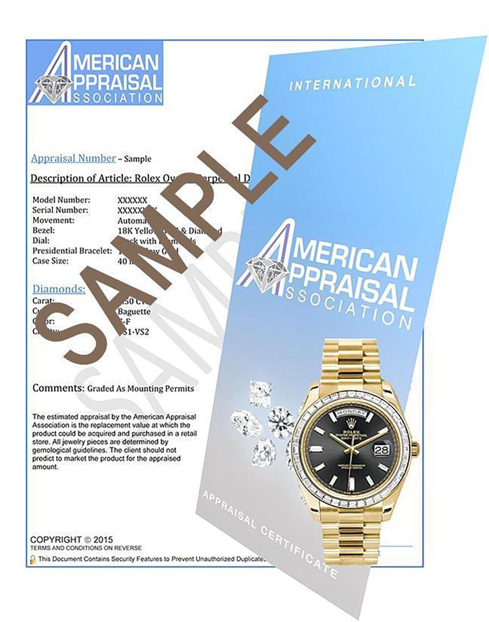 Rolex Datejust 116200 36mm 3.9CT Diamond Bezel/Lugs/White Roman Dial Watch For Sale 1