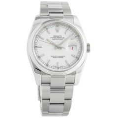 Rolex Datejust 116200, White Dial, Certified and Warranty