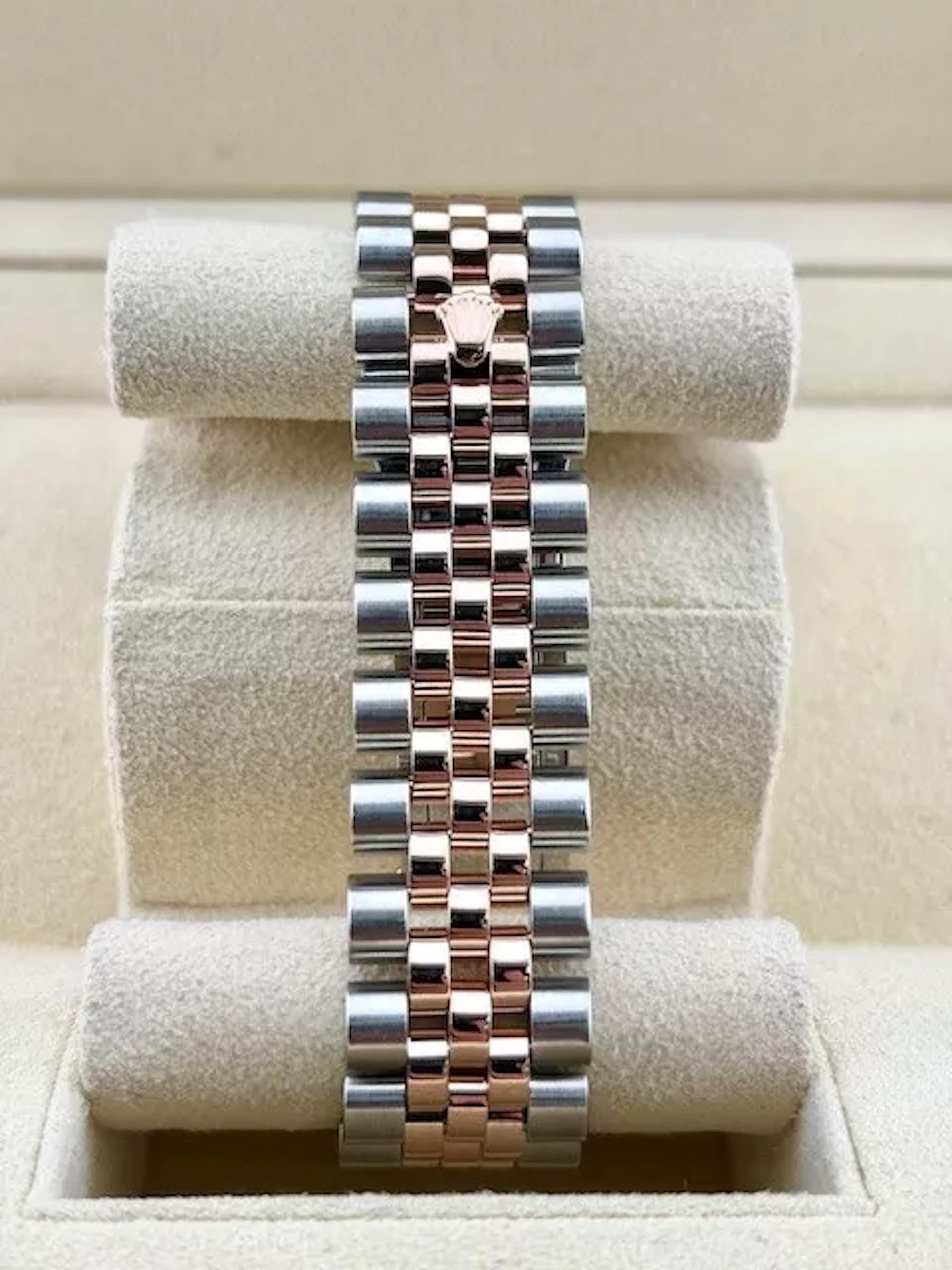 Rolex Datejust 116231 36mm Roségold Zifferblatt 18K Roségold Edelstahl Jubiläum für Damen oder Herren