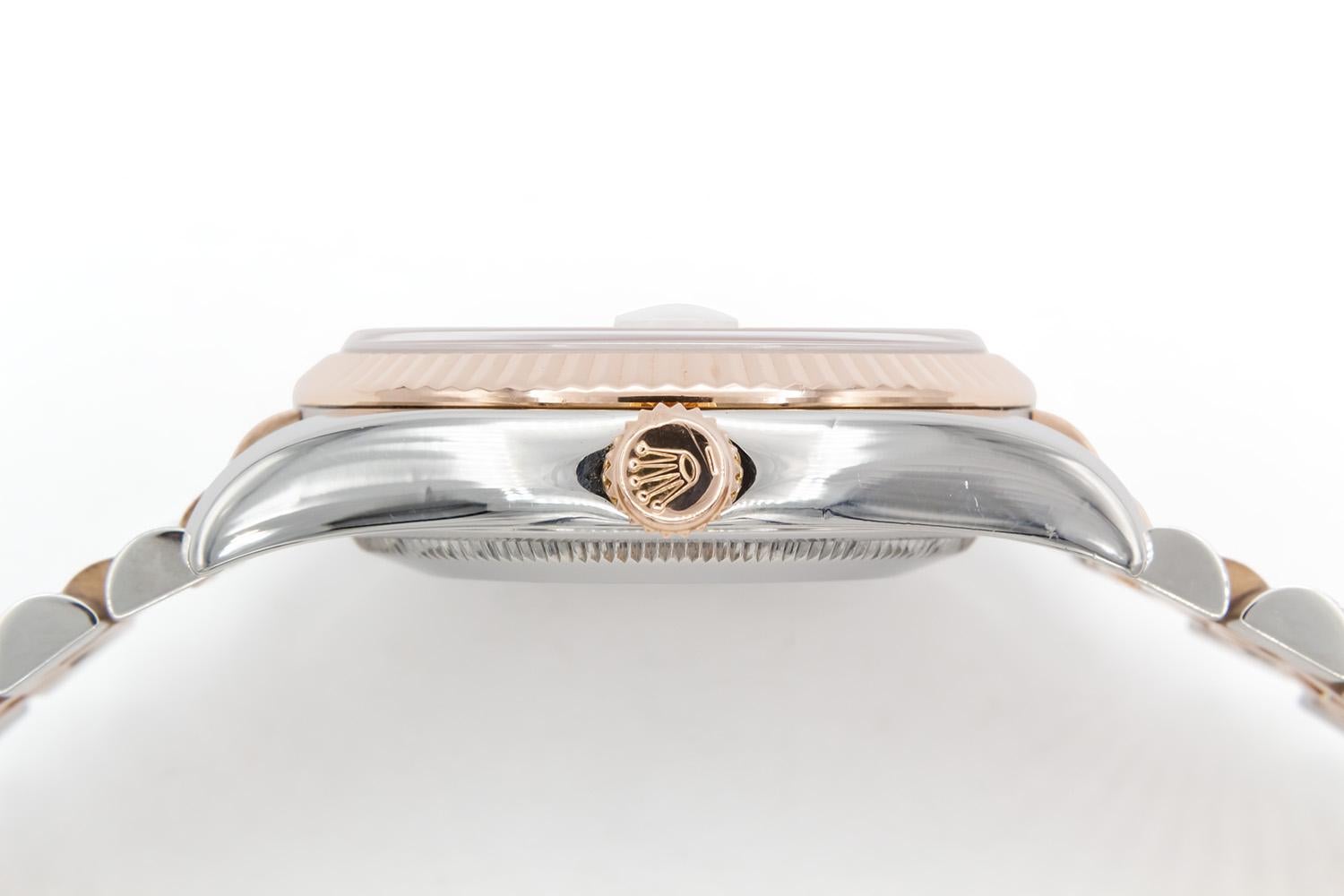 Rolex Datejust 116231 Two Tone 18k Rose Gold Stainless Steel 36mm Roman BNP 2