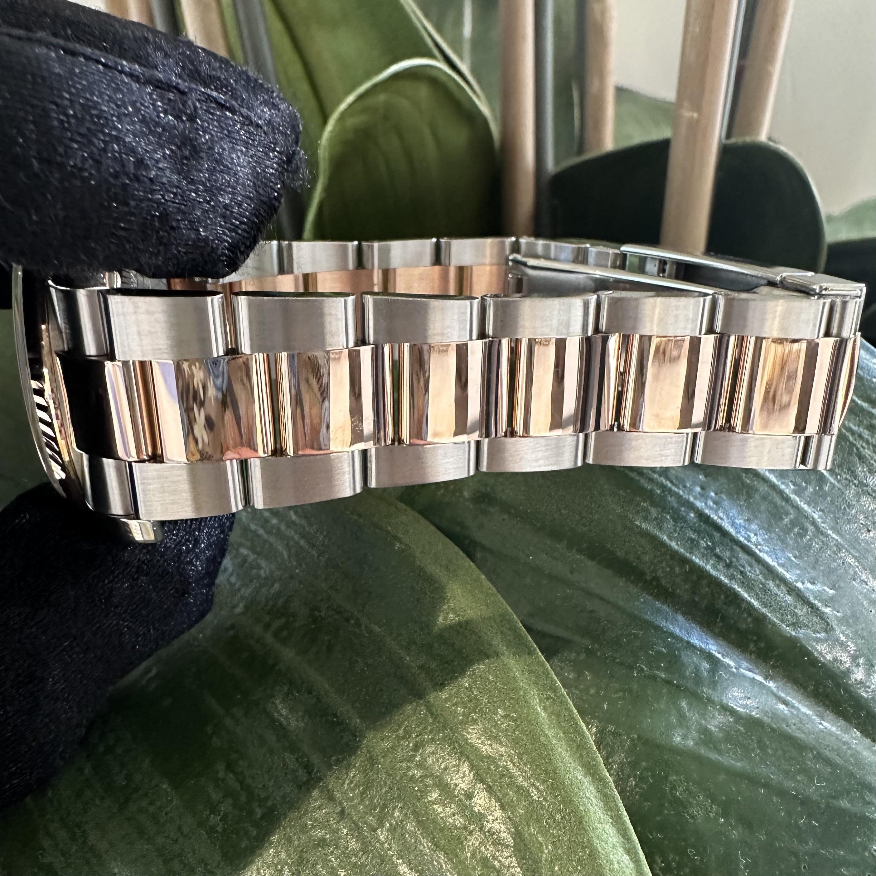 Rolex Datejust 116231 Zweifarbige 18k Rose/Steel Oyster-Armbanduhr 36mm Uhr im Zustand „Gut“ im Angebot in Miami, FL
