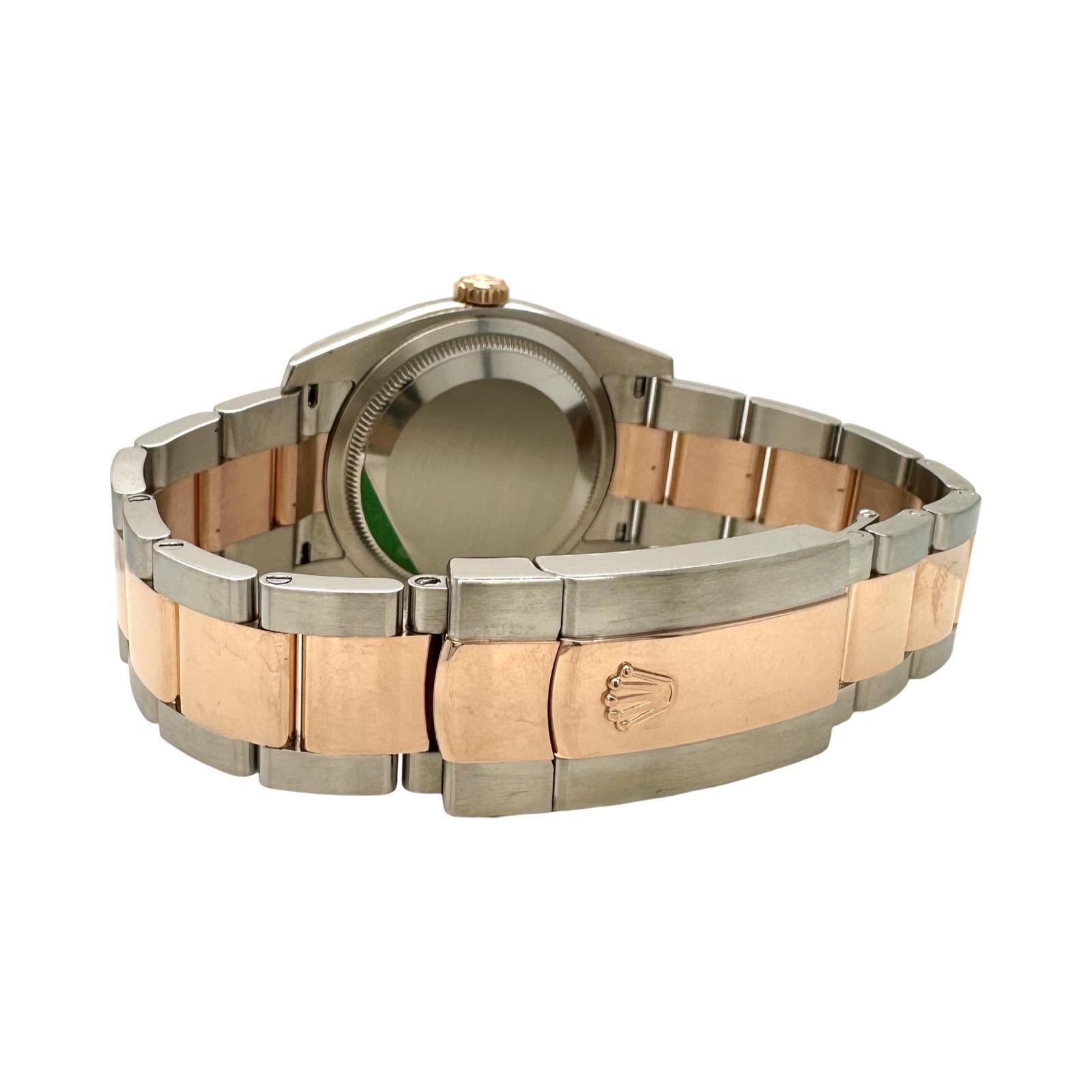 Rolex Datejust 116231 Zweifarbige 18k Rose/Steel Oyster-Armbanduhr 36mm Uhr für Damen oder Herren im Angebot