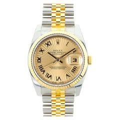 Rolex Datejust 116233, Champagne Dial, Certified and Warranty