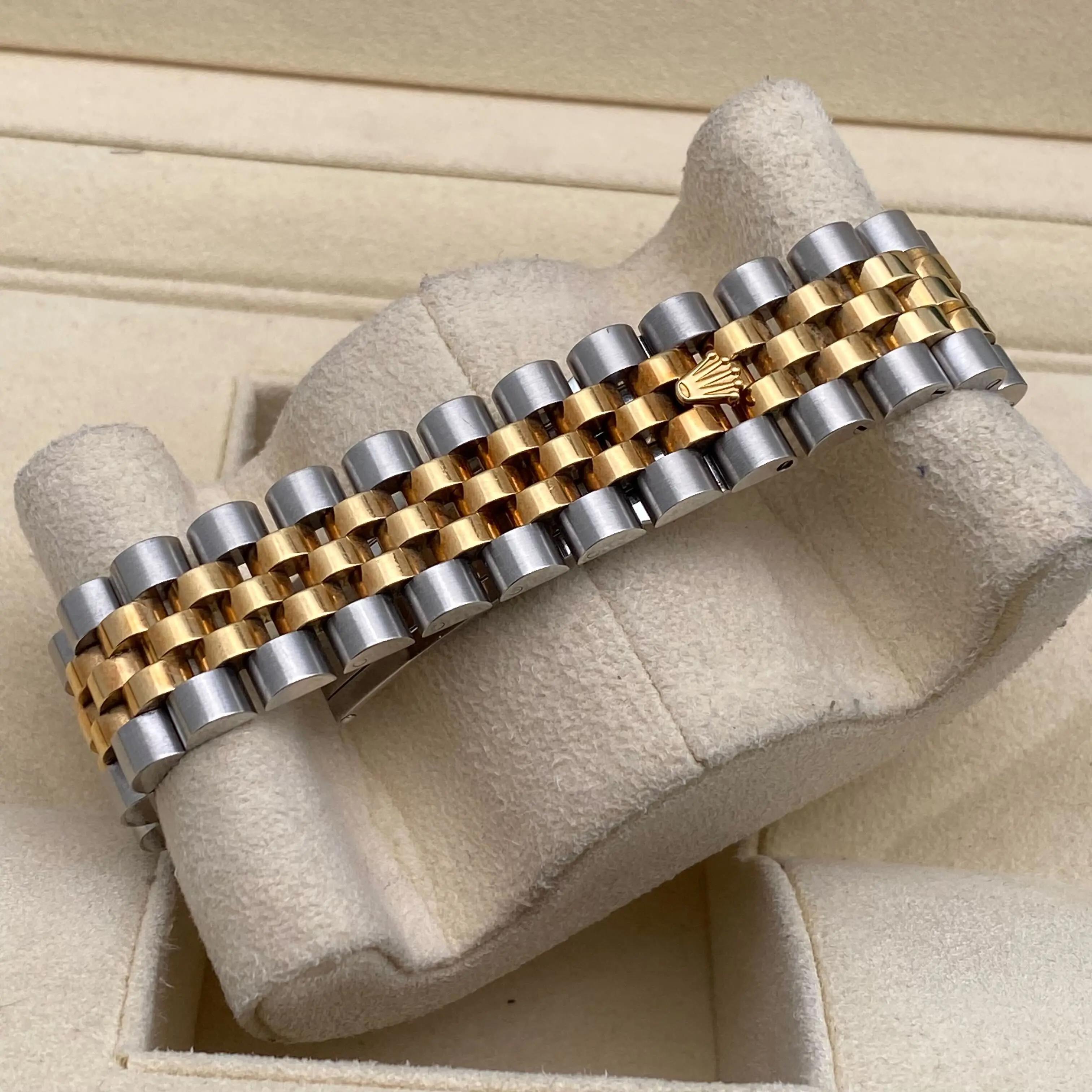 Rolex Datejust 116233 36mm Acciaio 18K Oro Giallo Quadrante Argento Orologio B & A. B. in vendita 4