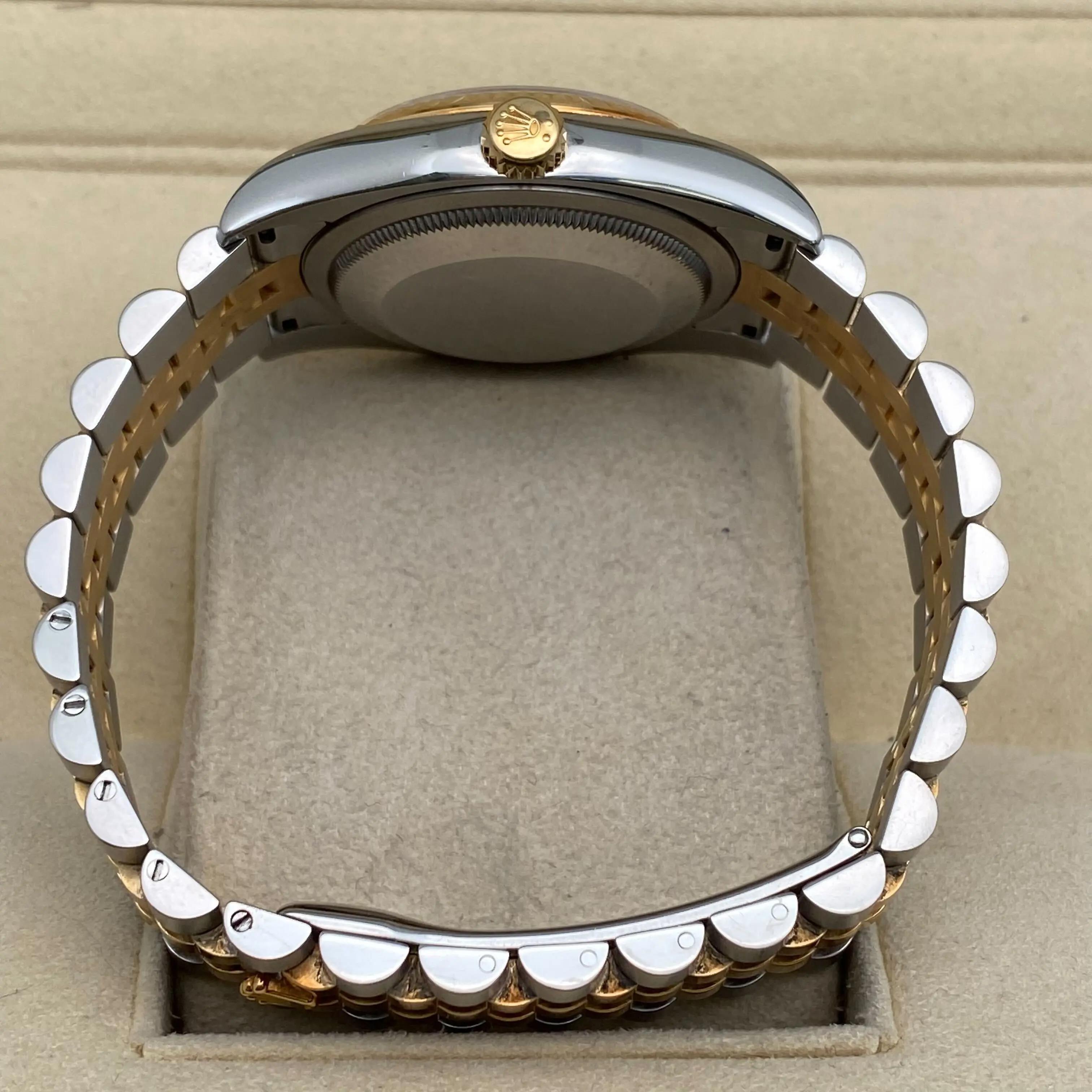 Rolex Datejust 116233 36mm Acciaio 18K Oro Giallo Quadrante Argento Orologio B & A. B. in vendita 5