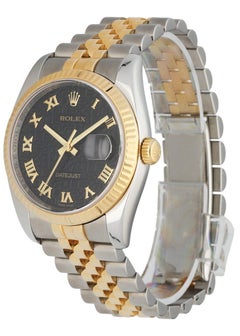 Rolex Datejust 116233 Anniversary Dial Men's Watch Box & Papers