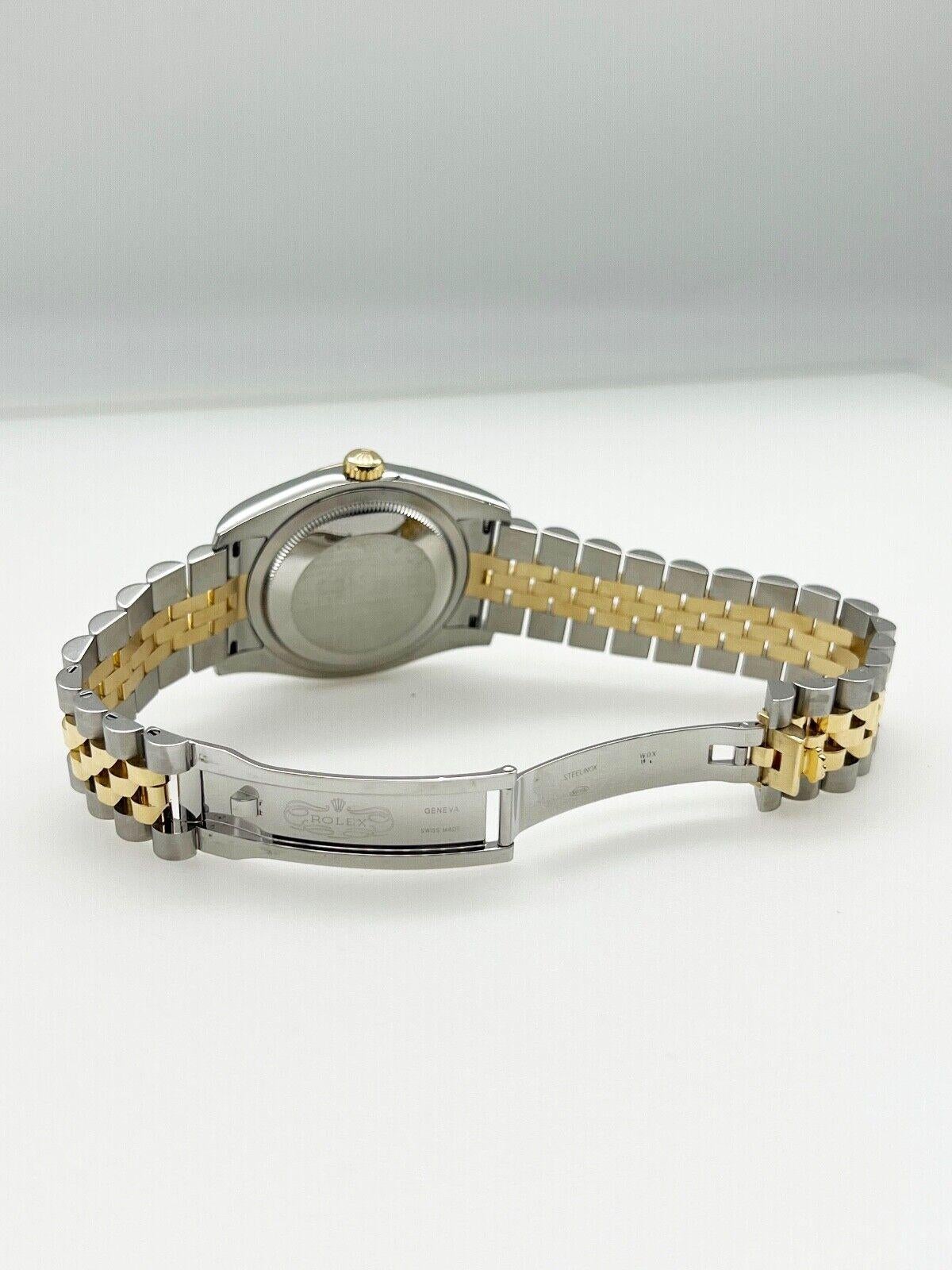 Rolex Datejust 116233 Bronze arabisches Zifferblatt 18K Gold Edelstahl Box Papier 2014 5