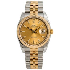 Rolex Datejust 116233, Champagne Dial, Certified and Warranty