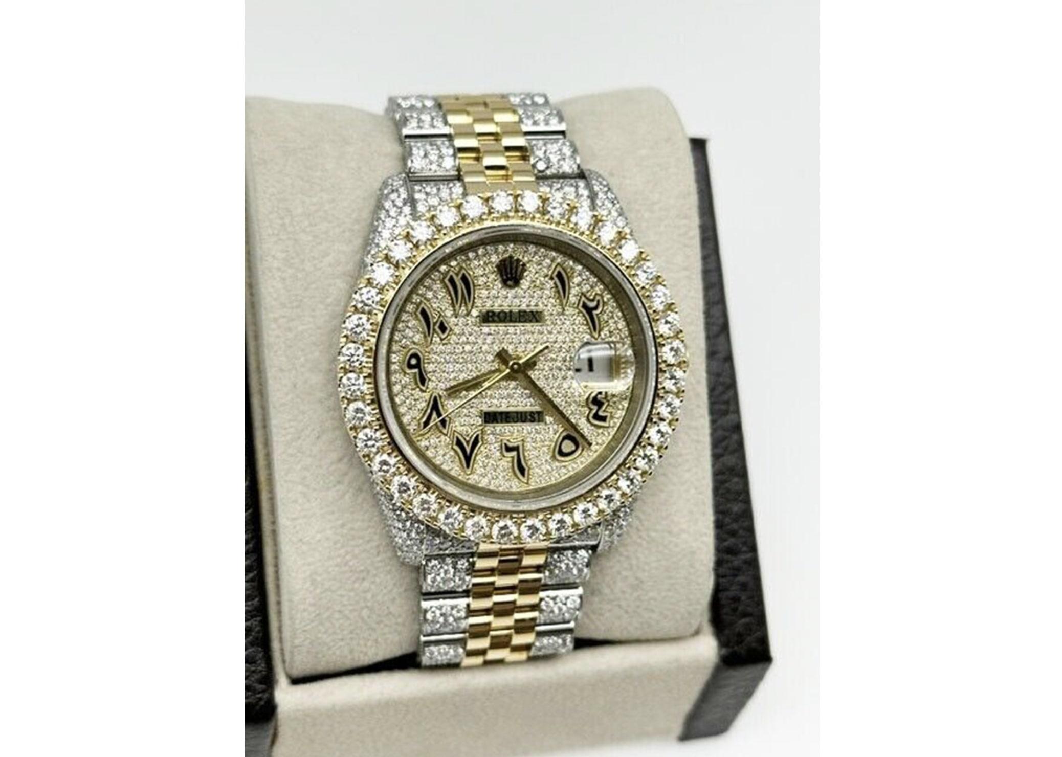 Numero di stile: 116233

 

Seriale: F525***


Anno: 2004

 

Model: Rolex Datejust

 

Materiale della cassa: Acciaio inossidabile con diamanti personalizzati

 

Fascia: oro giallo 18 carati e acciaio inossidabile con diamanti personalizzati 

