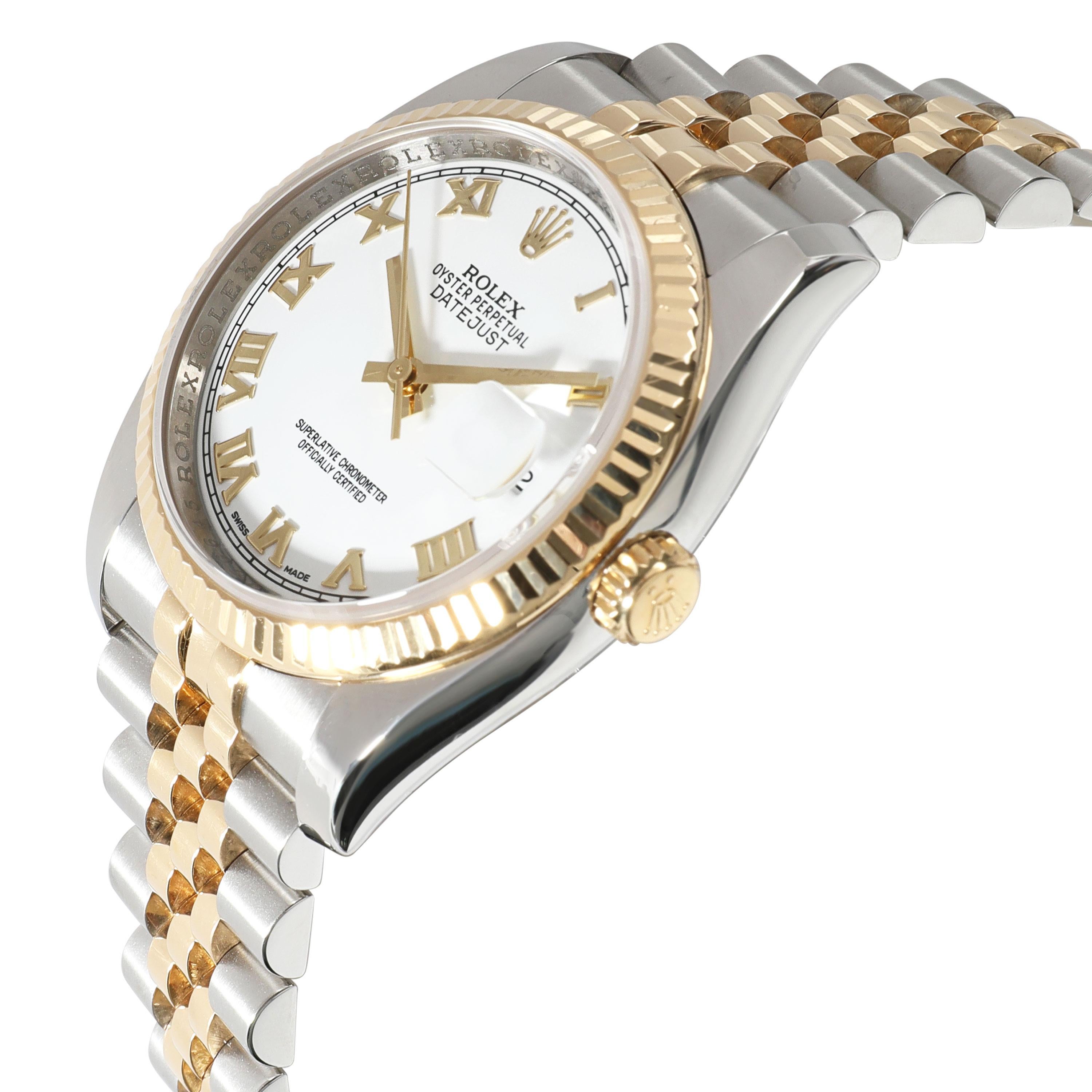 Rolex Datejust 116233 Men's Watch in 18kt Stainless Steel/Yellow Gold In Excellent Condition In New York, NY
