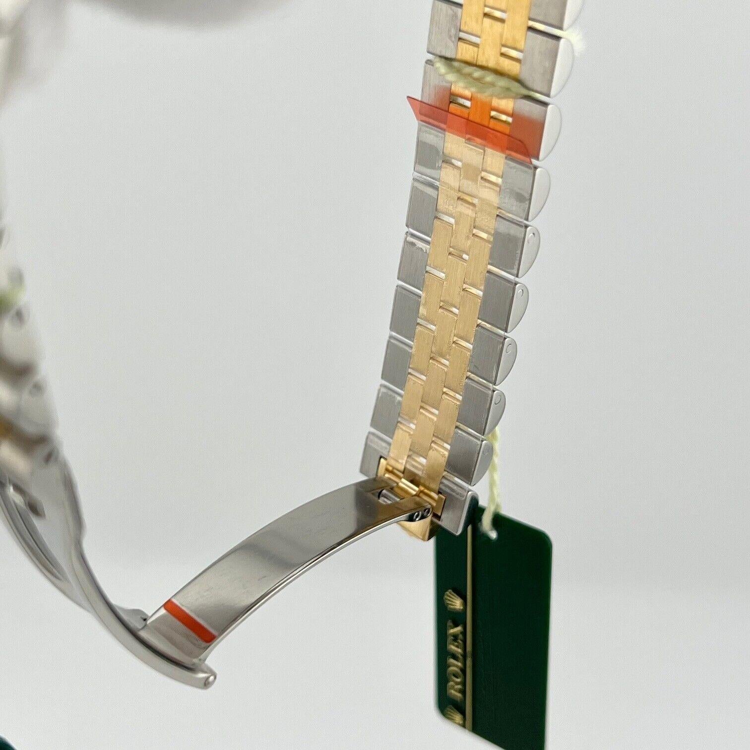 Rolex Datejust 116233 Silber Zifferblatt 18K Gelbgold Stahlkasten Papier 36mm STICKERS 6