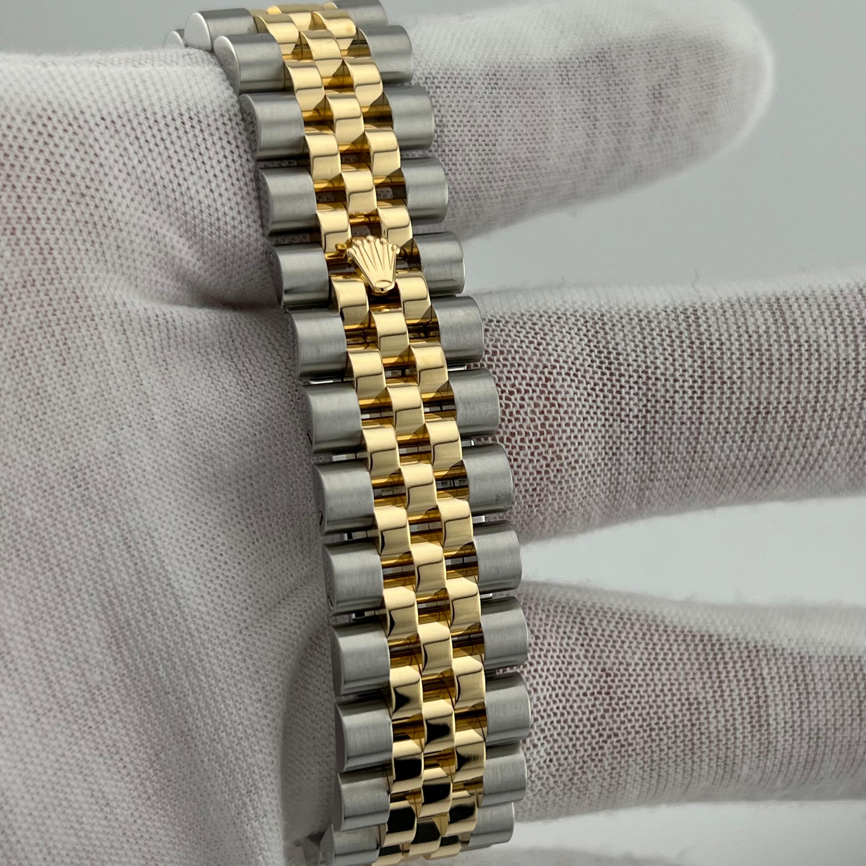 Rolex Datejust 116233 Silver Diamond Dial 18K Yellow Gold Stainless Box Paper 7