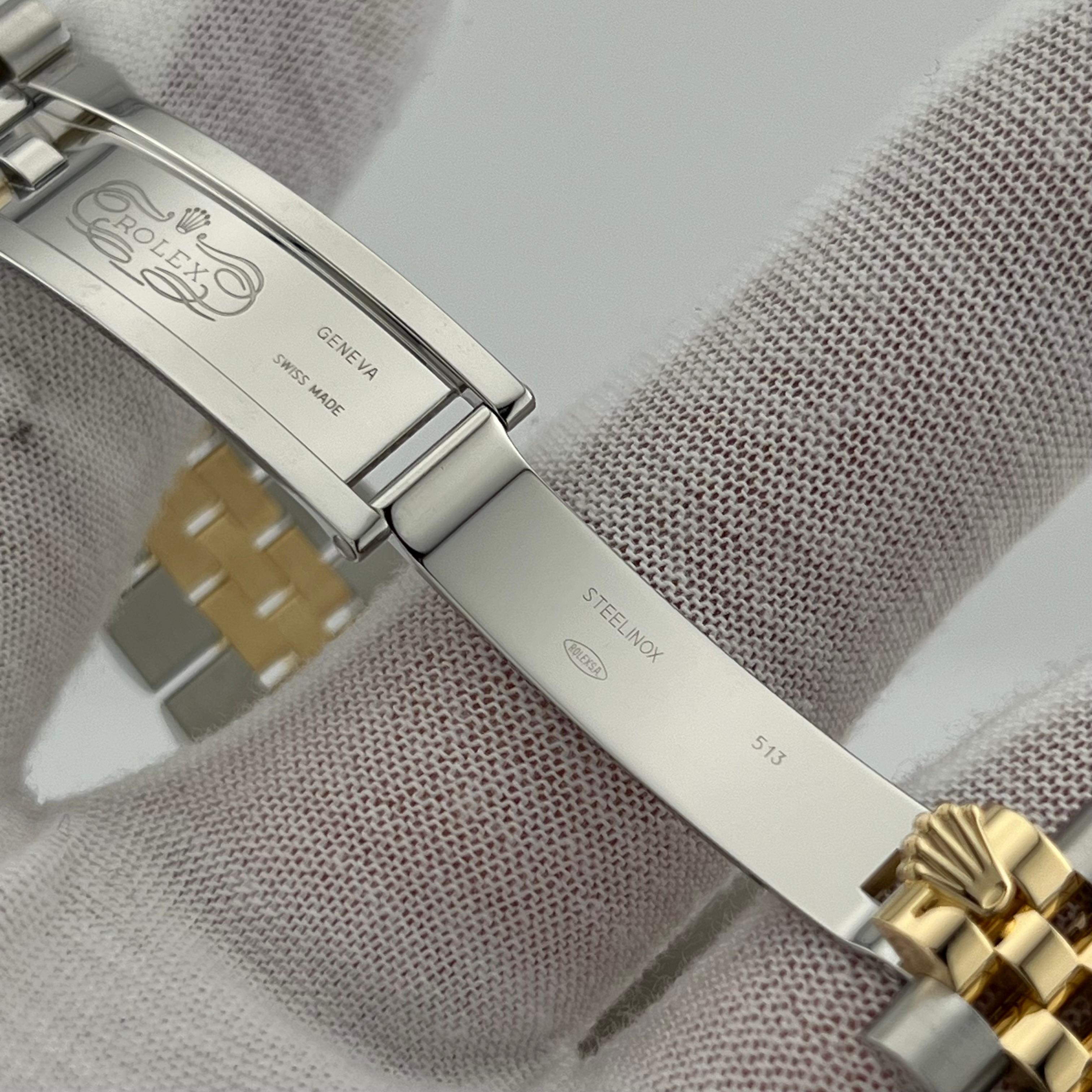 Rolex Datejust 116233 Silver Diamond Dial 18K Yellow Gold Stainless Box Paper 4