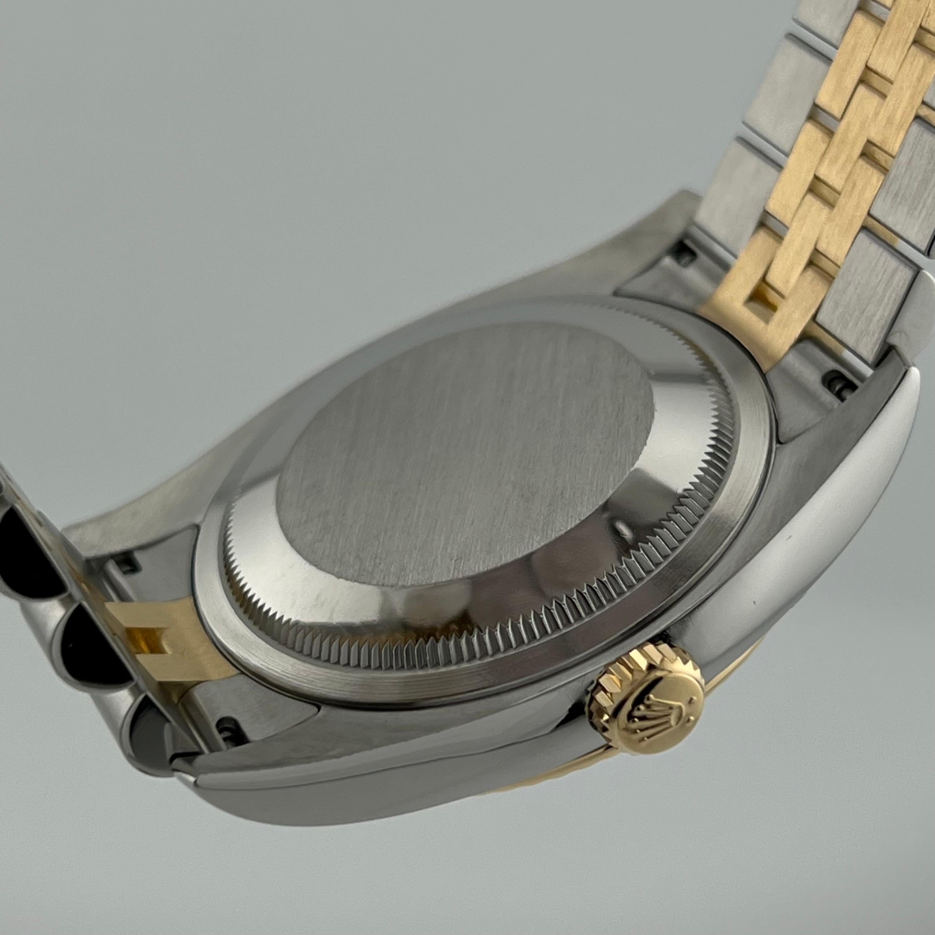 Rolex Datejust 116233 Silver Diamond Dial 18K Yellow Gold Stainless Box Paper 5