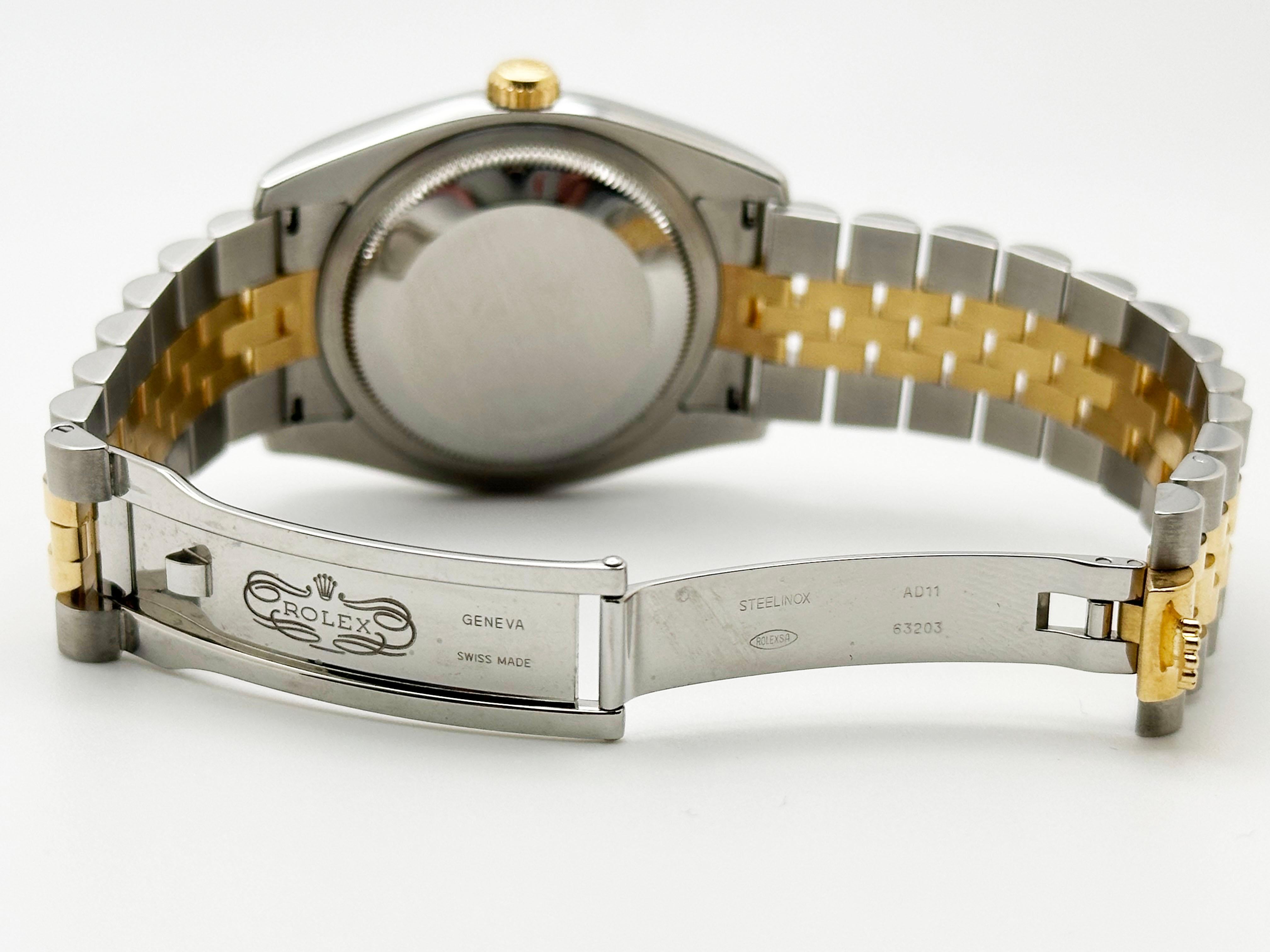 Rolex Datejust 116233 White Dial 18K Yellow Gold Stainless Steel Box Paper 5