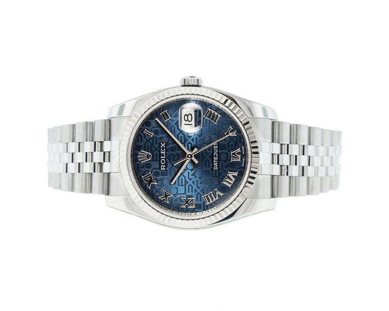 Rolex Datejust 116234, Blue Dial, Certified and Warranty For Sale at ...