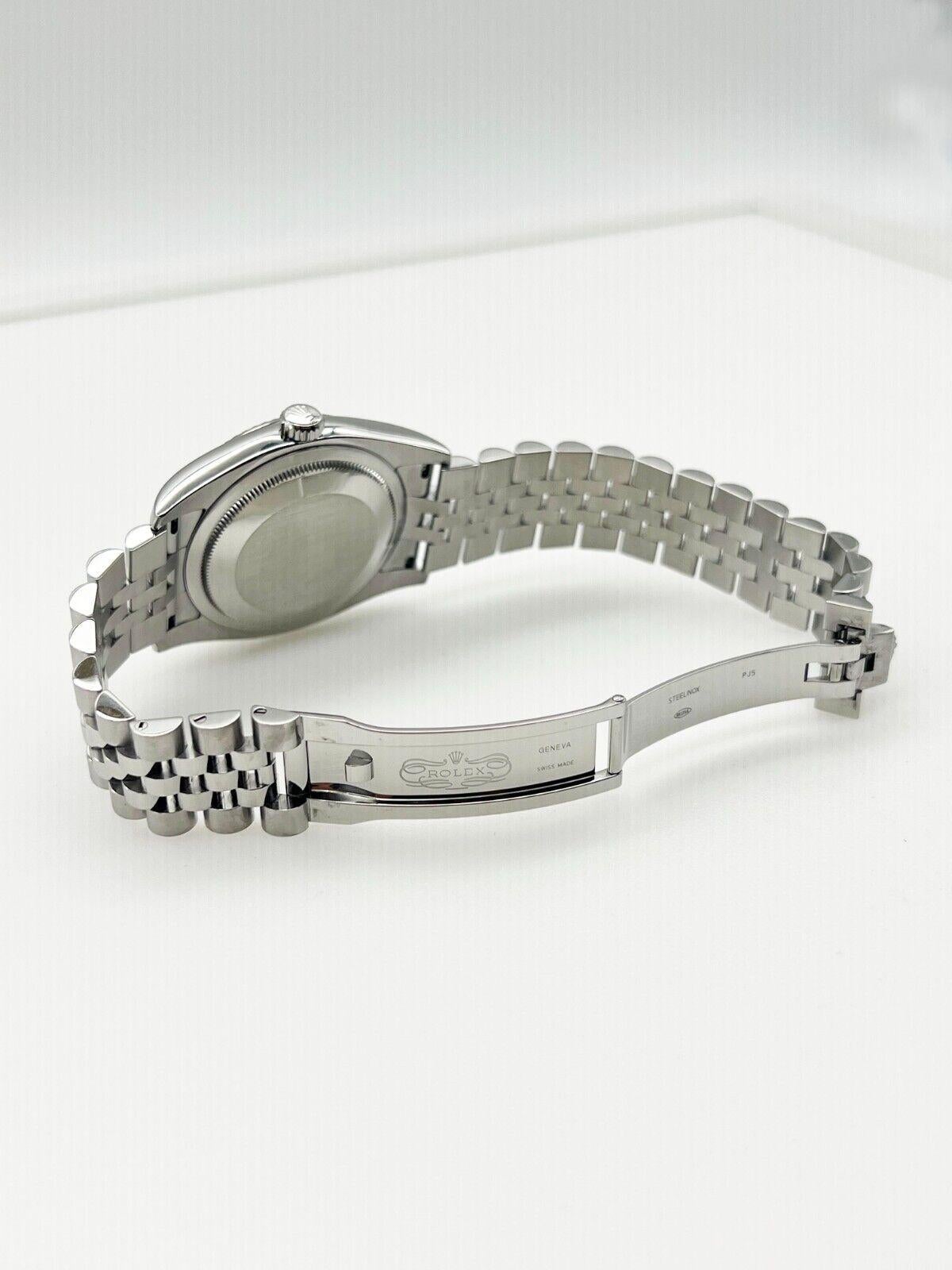 Rolex Datejust 116234 Blaues Zifferblatt Edelstahl-Kastenpapier 2010 1
