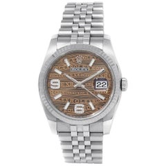 Rolex Datejust 116234, Bronze Dial, Certified and Warranty