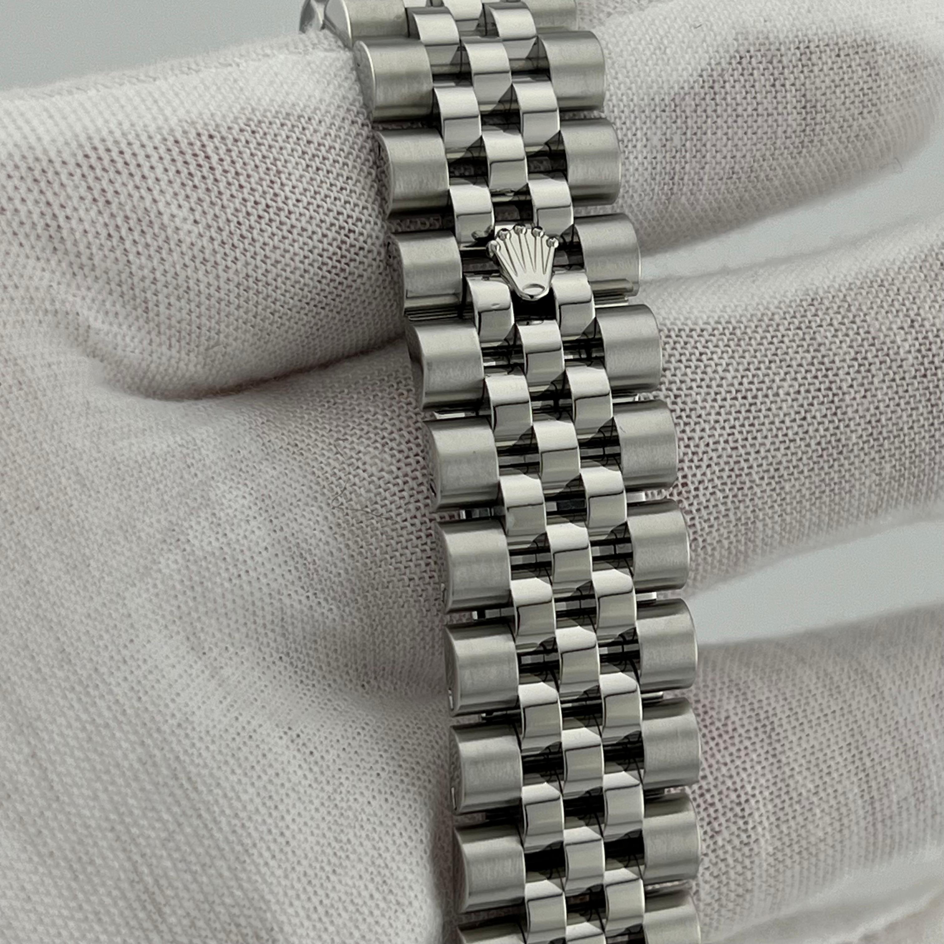 Rolex Datejust 116234 Factory Jubilee Diamond Dial Stainless Steel 18K Gold 36mm For Sale 2