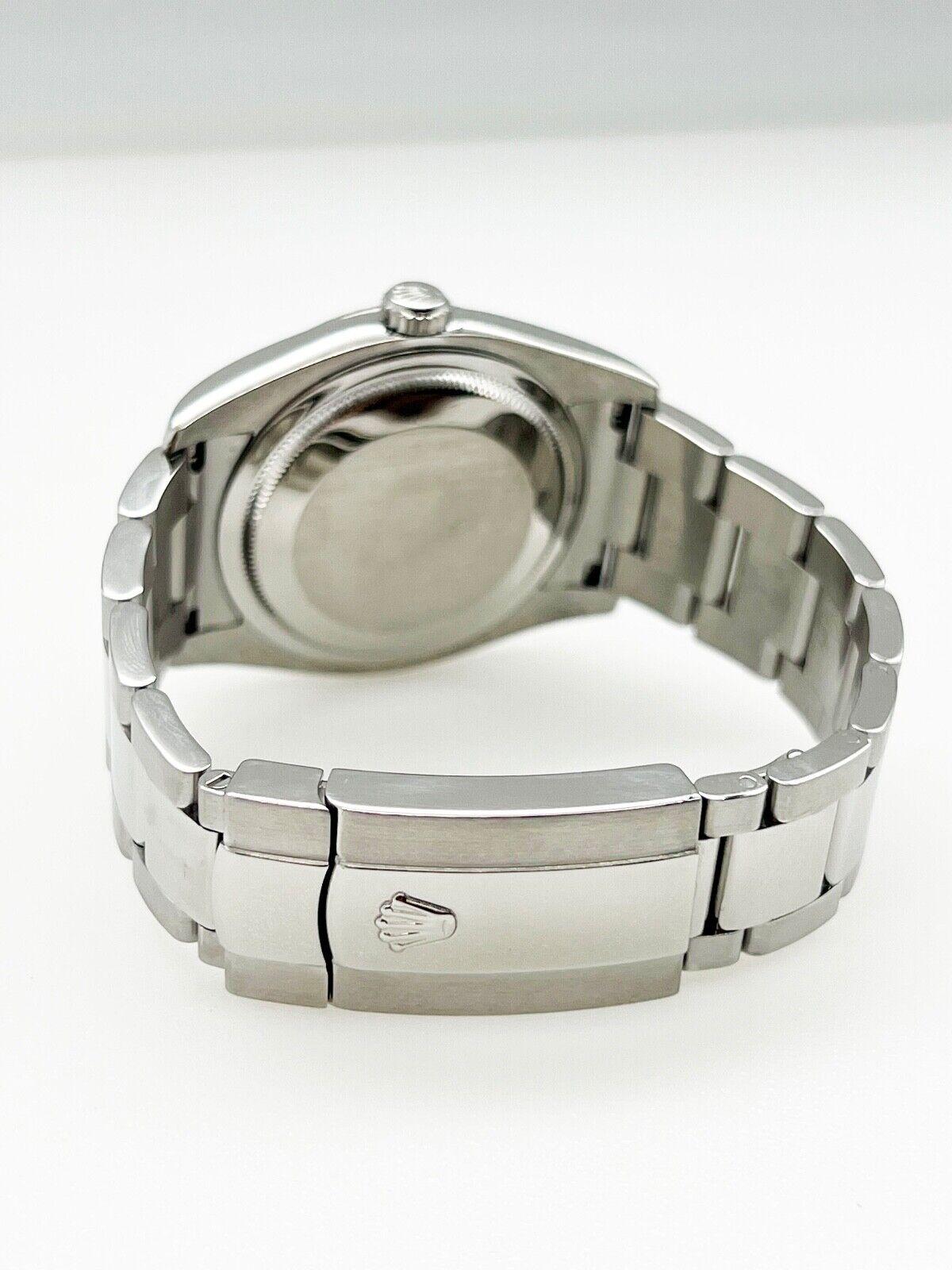 Rolex Montre Datejust 116234 MOP avec cadran en acier inoxydable et diamants Unisexe en vente