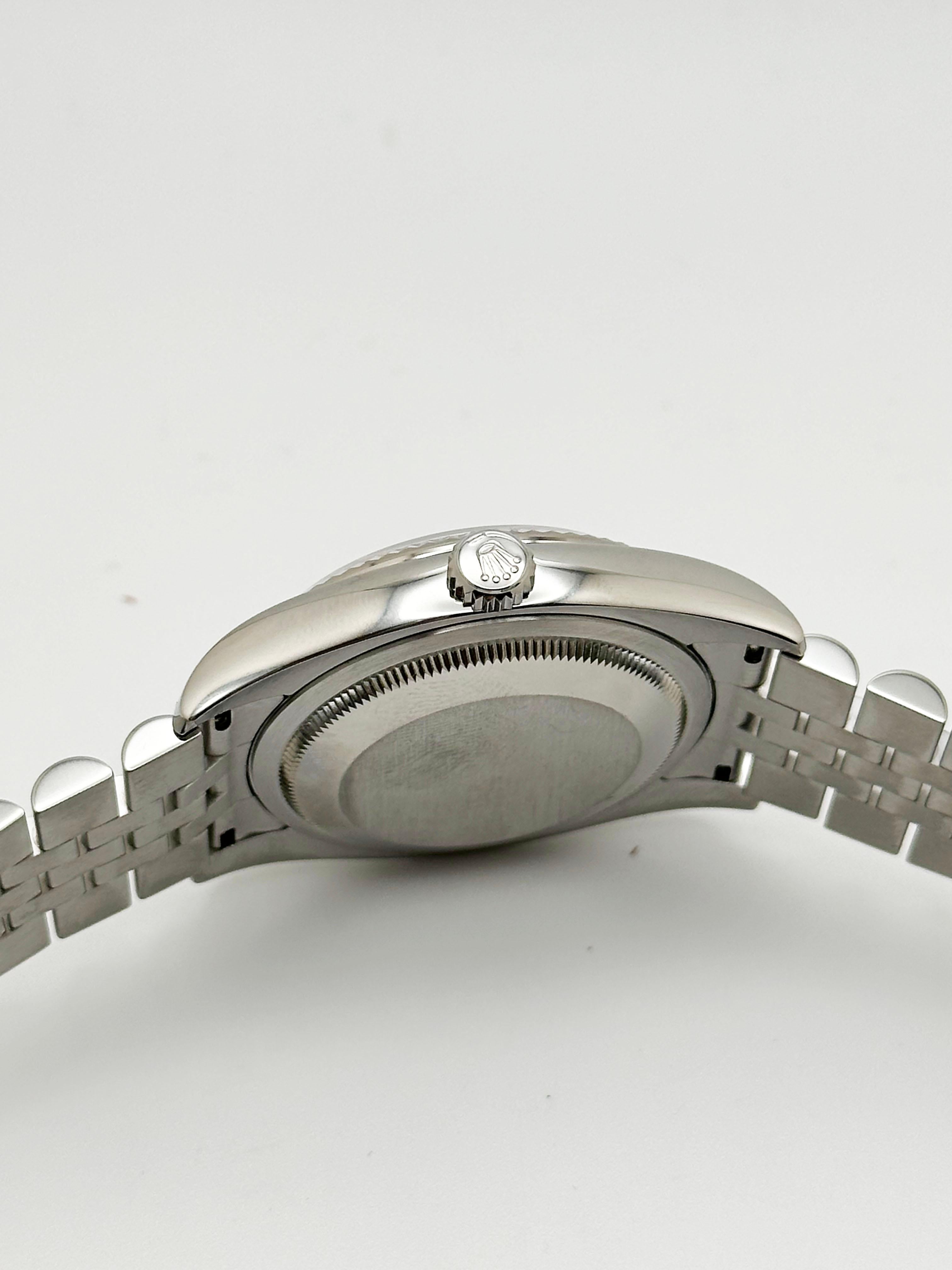 Rolex Datejust 116234 Silver Concentric Dial Stainless Steel Box Paper Jubilee For Sale 6