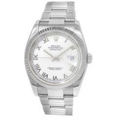 Rolex Datejust 116234, White Dial, Certified and Warranty