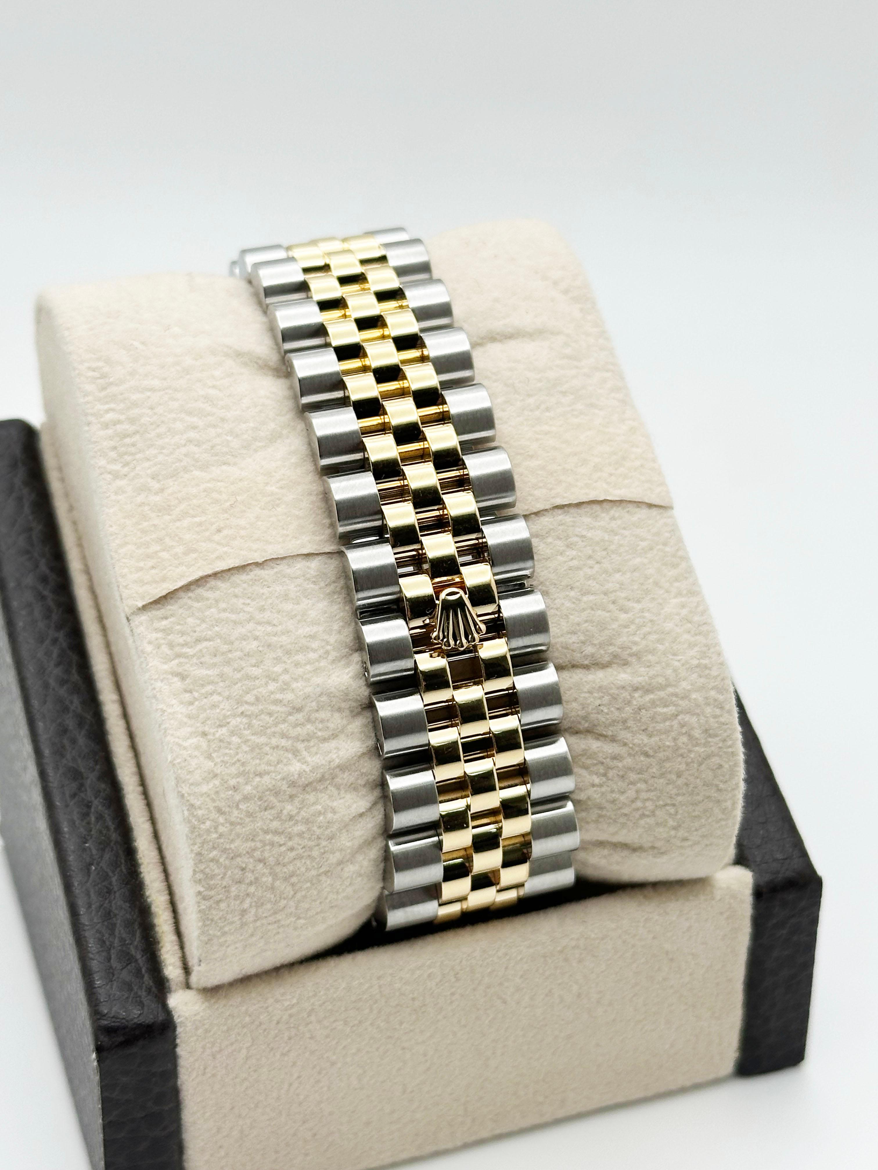 Rolex Datejust 116243 Champagne Diamond Dial and Bezel 18K Gold Steel Box Paper 3