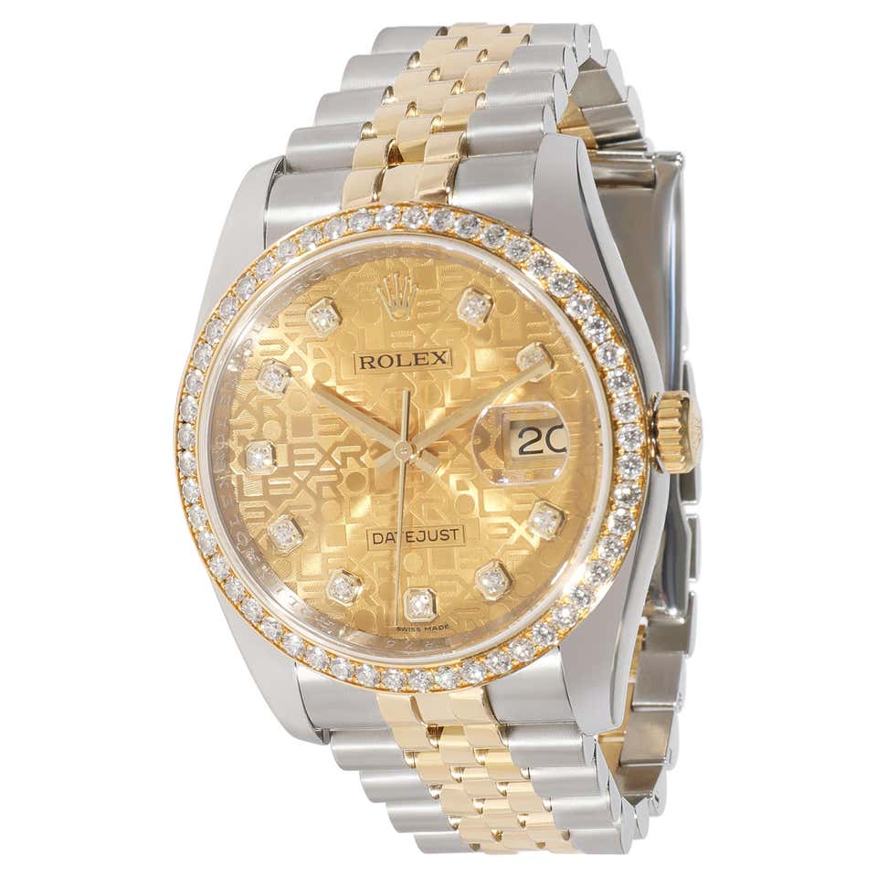 Rolex Datejust 179178 Women's Watch in 18 Karat Yellow Gold For Sale at ...