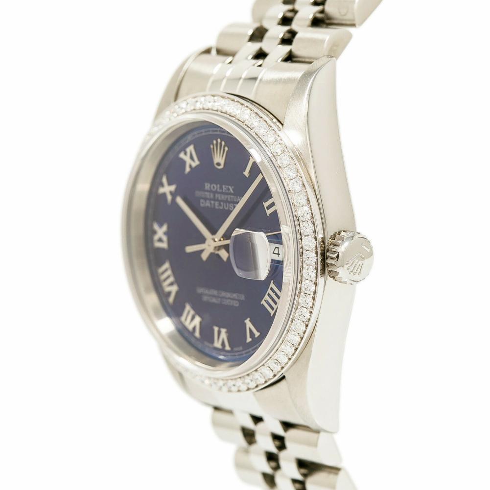 Rolex Datejust 116264, Blue Dial, Certified and Warranty For Sale 1