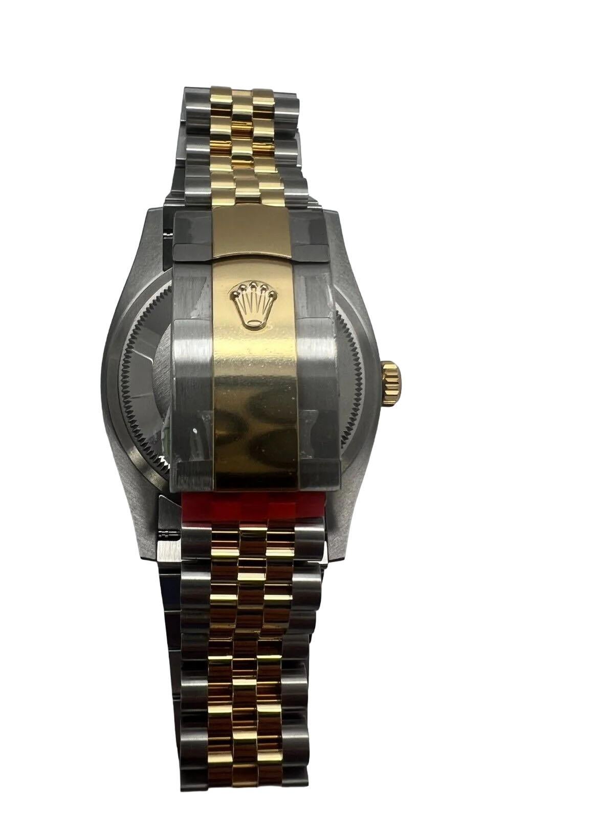 Rolex Datejust 126233 Zwei-Ton-Jubiläums-Motiv-Uhr neu im Zustand „Neu“ im Angebot in New York, NY