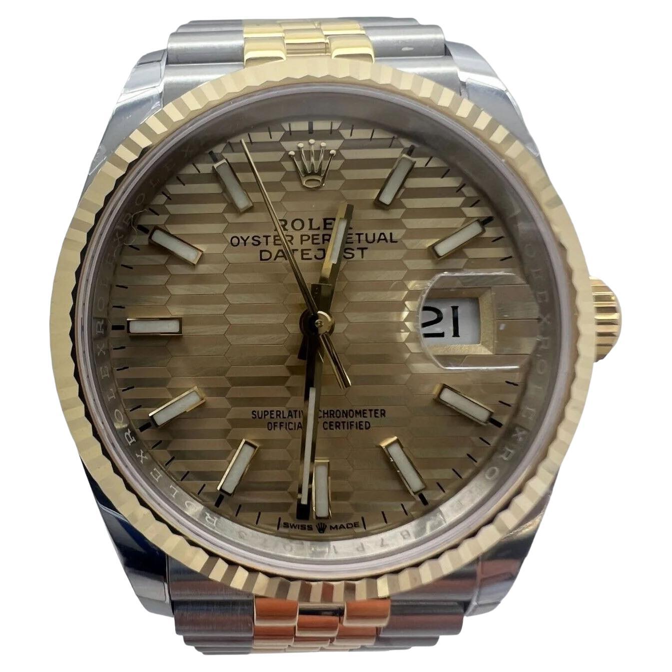 Rolex Datejust 126233 Zwei-Ton-Jubiläums-Motiv-Uhr neu im Angebot