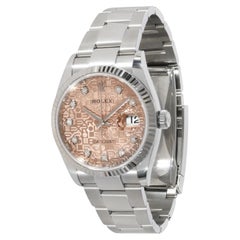 Rolex Datejust 126234 Men's Watch in 18kt Stainless Steel / White Gold