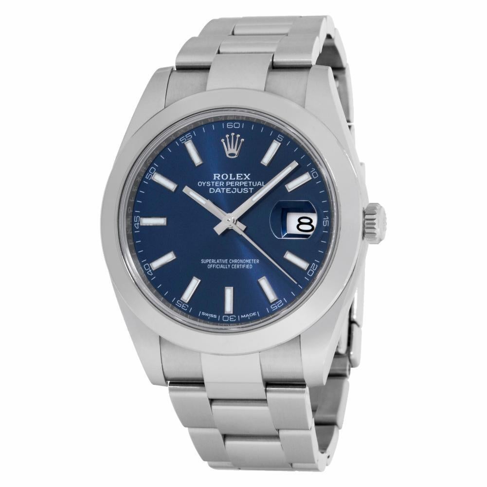 Modern Rolex Datejust 126300 Stainless Steel Auto Watch For Sale