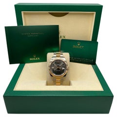 Rolex Datejust 126331 Steel 18K Rose Gold Wimbledon Roman Dial Watch Box Papers