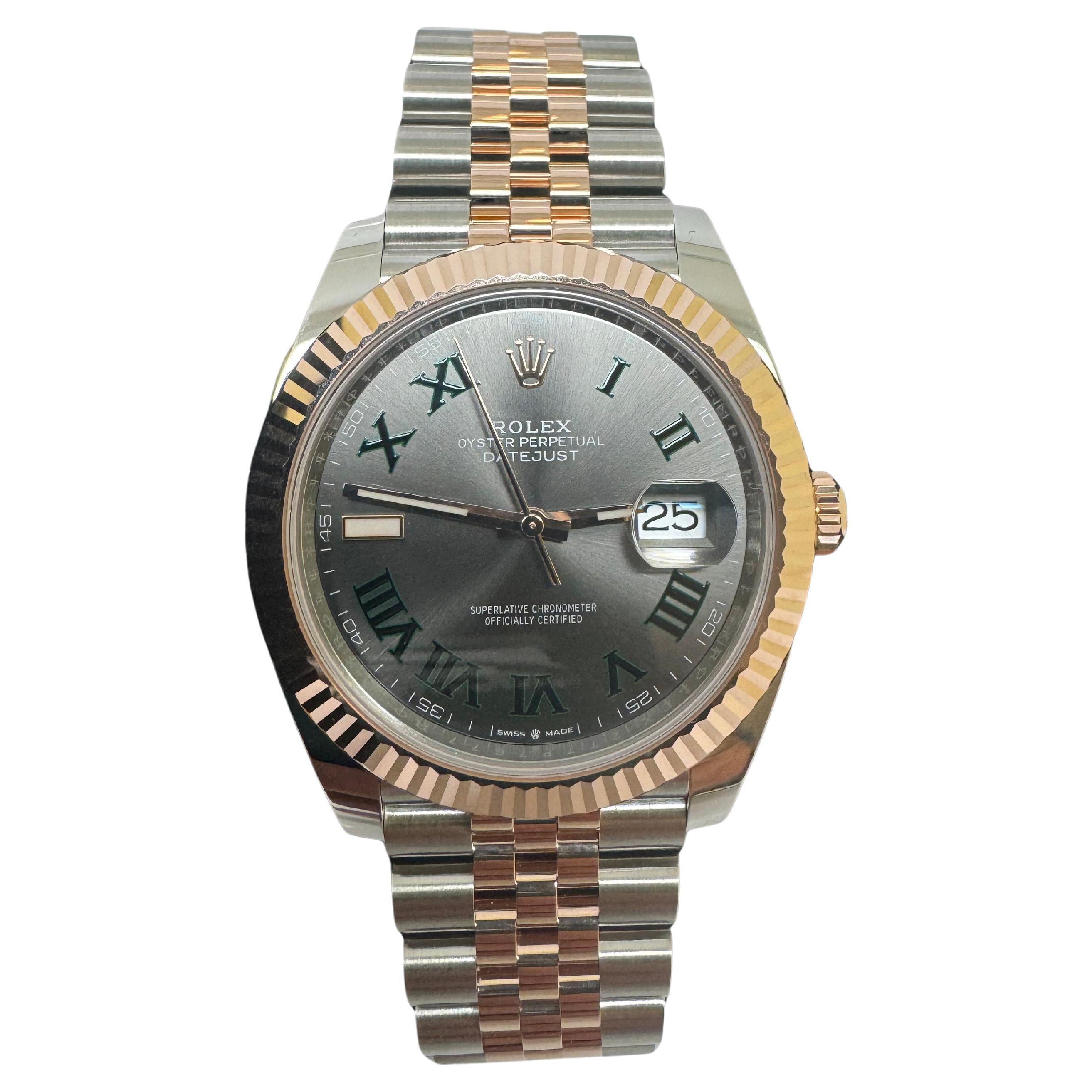Rolex Datejust 126331 Two Tone Jubilee Wimbledon Watch new 2025 For Sale