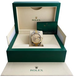Rolex Datejust 126333 Champagne Dial Mens Watch Box & Papers