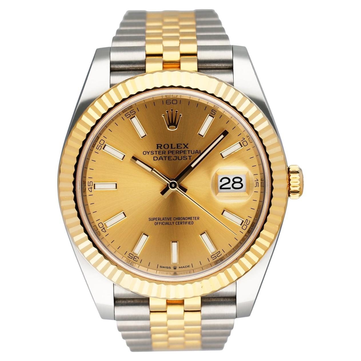 Rolex Datejust 126333 Champagne Dial Mens Watch Box & Papers