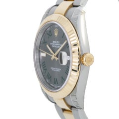 Rolex Datejust 126333 New Box and Paper Wimbledon Dial 18 Karat Two-Tone