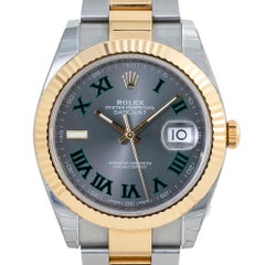 Rolex Datejust 126333 New Box & Paper Wimbledon Dial 18k Two Tone