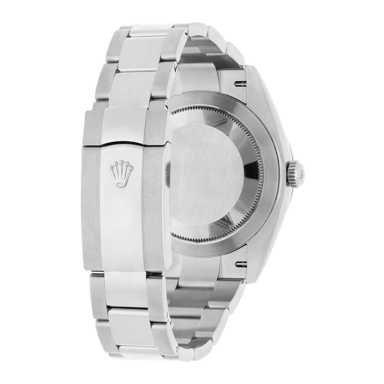 Rolex Datejust 126334 Stainless Steel 41mm Gray Wimbledon Dial Diamond Bezel For Sale 2