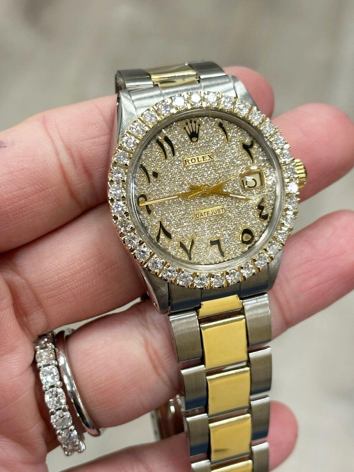 rolex with arabic numerals