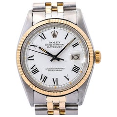 Rolex Datejust 16000, White Dial, Certified and Warranty