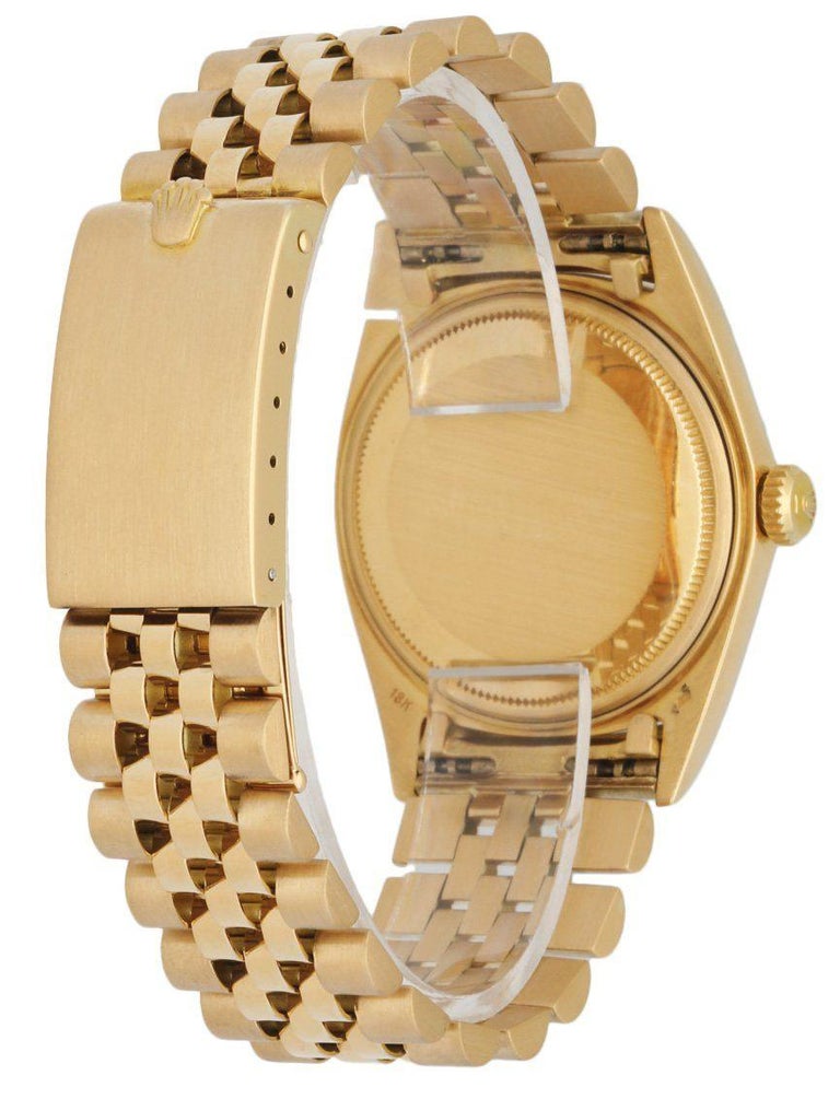 Rolex Datejust 1601 18K Yellow Gold Buckley Men's Watch 1