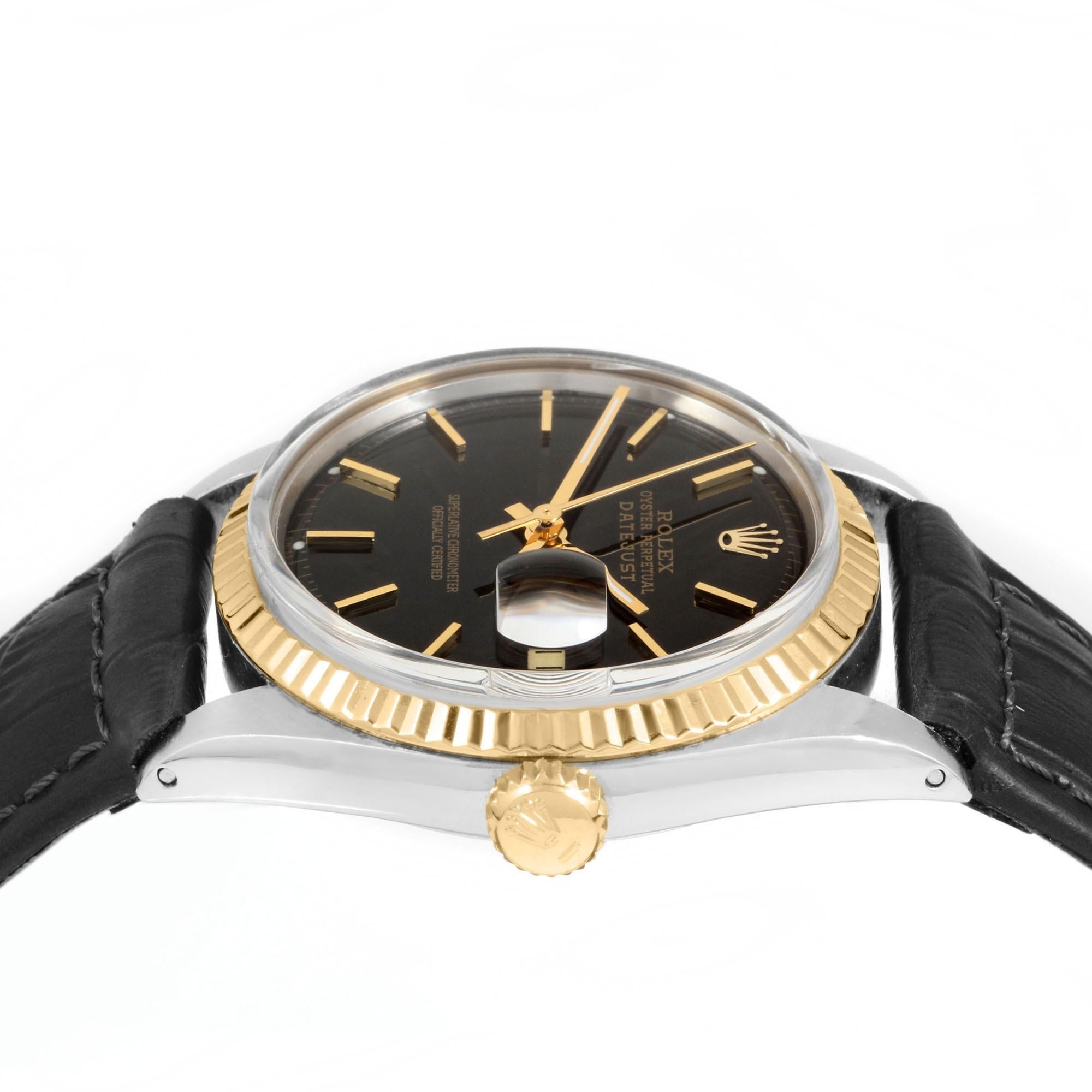 Rolex Datejust 1601, White Dial, Certified and Warranty In Excellent Condition In Miami, FL